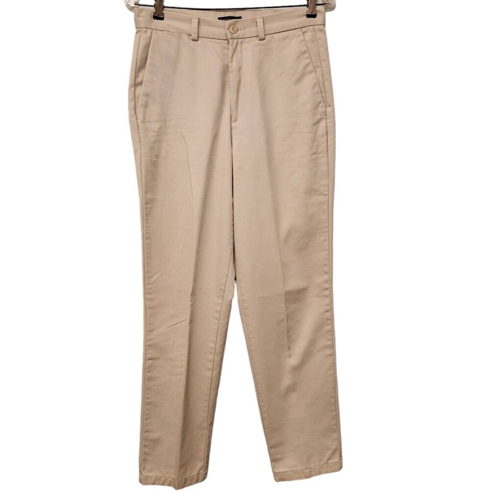 Dockers Dupont Teflon Pants Stain Resist Womens Size‎ 8 Long Chino Pants Cream